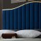 Jolie Bed in Navy Velvet Fabric by Meridian w/Options