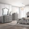 Perine Bedroom BD01062Q in Gray Velvet by Acme w/Options