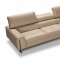 Giselle Sectional Sofa E691 in Beige Leather by IDP Italia