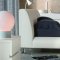 Lotto Modern Upholstered Bed by Rossetto in White w/Options