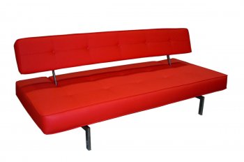 K18-A Sofa Bed in Red Leatherette by J&M [JMSB-K18-A Red]