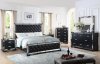 Gloria 5Pc Bedroom Set in Black w/Options