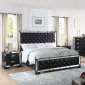 Gloria 5Pc Bedroom Set in Black w/Options