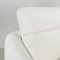 Mirage Bed in White Half Leather by Casabianca