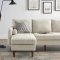 Revive Sectional Sofa in Beige Fabric by Modway