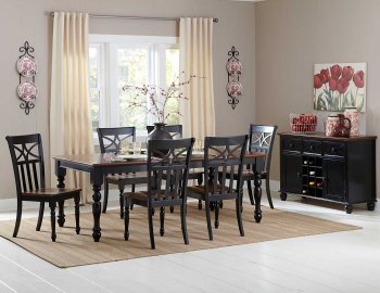 Sanibel 2119BK-78 Dining 5Pc Set by Homelegance w/Options [HEDS-2119BK-78 Sanibel]