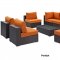 Convene Outdoor Patio Sofa Set 8Pc 2205 Choice of Color - Modway