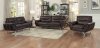 Jambul Sofa & Loveseat Set 9940DB in Dark Brown by Homelegance