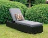 Albee II Patio Adjustable Chaise Lounge CM-OC1833GY in Gray