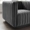 Conjure Accent Chair in Gray Performance Velvet by Modway