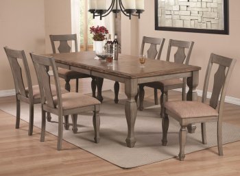 Riverbend 106301 Dining Table by Coaster w/Options [CRDS-106301 Riverbend]