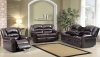 Chelsea Motion Sofa 684 in Brown Bonded Leather w/Optional Items