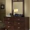 Paula Bedroom 4Pc Set 1348 in Dark Cherry by Homelegance