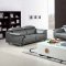 Wolford Sofa Set 3Pc in Grey Half Leather by VIG