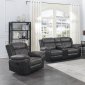 Saybrook Motion Sofa 609144 Charcoal & Black by Coaster