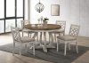 Cillin Dining Room 5Pc Set DN01805 Walnut & Antique White - Acme