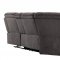 Rosnay Recliner Sectional Sofa 9914CH in Chocolate - Homelegance