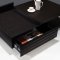 Black Finish Modern Wood Coffee Table w/Drawers & Options