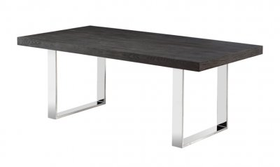 Block Dining Table in Grey Elm by J&M