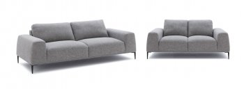 Arthur Sofa & Loveseat Set 550 in Grey Fabric by VIG [VGS-Arthur Set 550 Grey]