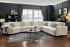 Southgate Sectional Sofa 9823VR in Ivory - Homelegance w/Options