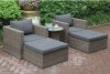 402 Outdoor Patio 5Pc Lounge Set by Poundex w/Options