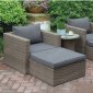 402 Outdoor Patio 5Pc Lounge Set by Poundex w/Options