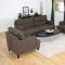 Tully Sofa Set in Brown Fabric by Wholesale Interiors