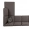 Powell Sectional Sofa 501687 in Taupe Leatherette by Coaster