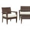 Stride Patio Sofa 4Pc Set in Brown/White by Modway