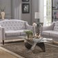 Freesia Sofa & Loveseat Set 52715 in Light Gray by Acme