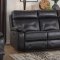 Resonance Recliner Sofa 9907DG in Dark Gray by Homelegance