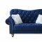 U4422 Sofa in Navy Velvet by Global w/Options