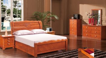 P160 Bedroom in Cherry by Pantek w/Options [PKBS-P160 Cherry]