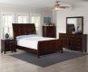 202791 Findley Bedroom by Coaster in Dark Cherry w/Options