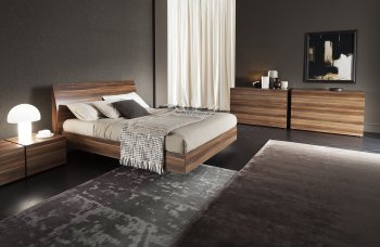 Vela Bedroom in Walnut by Rossetto w/Options [Rossetto-BS-Vela-Walnut]