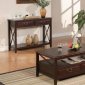 Espresso Finish Modern Coffee Table w/2 Drawers & Options