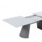 Beverly Hills Dining Table in White & Gray by Global w/Options