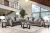 Jena Sofa SM5159 in Gray Chenille Fabric w/Options