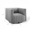 Conjure Sofa in Light Gray Fabric by Modway w/Options