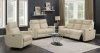 Miguel Power Motion Sofa & Loveseat Set MNY2725 in Ivory Leather