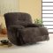 Geoffrey Motion Sofa 9723 in Chocolate by Homelegance w/Options