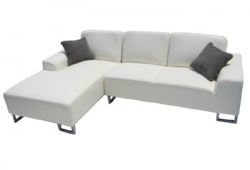 White Sectional Sofa MB-0982 by Grako Design [GRSS-MB-0982]