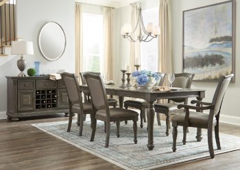 Summerdale Dining Table 5673GY-84 in Gray by Homelegance [HEDS-5673GY-84-Summerdale]