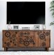 Amarantha TV Stand CM5362-TV in Dark Oak