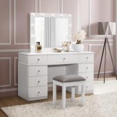 Alana Vanity Set in White by Global