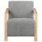 Diego Accent Chair Set of 2 902269 in Gray Fabric by Coaster