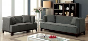 Sofia CM6761GY Sofa in Gray Fabric w/Options [FAS-CM6761GY-Sofia]