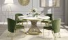 Fallon Dining Table DN01189 Faux Marble Top by Acme w/Options