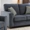 Catherine Sofa & Loveseat Set 52290 in Blue Fabric by Acme